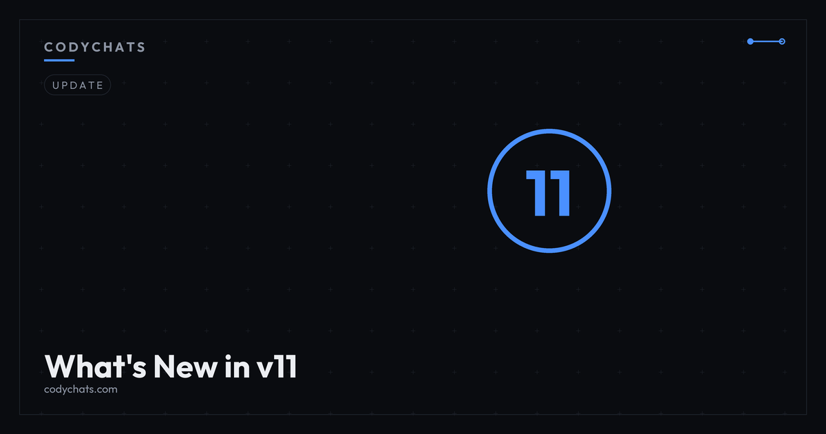 What's new in Codychat v11 — group calling, gifts, GIFs and leaderboard
